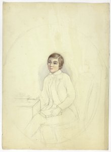 Estudo para Retrato de Menino com Livro de Elizabeth Murray
