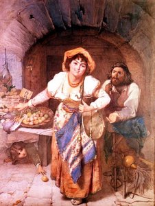 O Melhor do Mercado - Sketch from Life in Rome de Elizabeth Murray