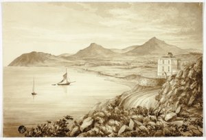 Val de Shanganagh, Dun Laoghaire, com barcos de Elizabeth Murray