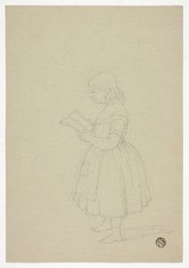 Menina lendo de Elizabeth Murray