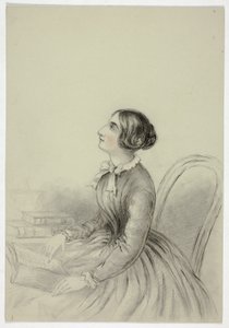Jovem inspirada durante a leitura de Elizabeth Murray