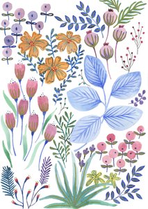 Flores da primavera, 2017 (aguarela)