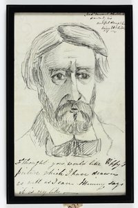 Sir St Vincent Keene Hawkins-Whitshed Bart (lápis sobre papel) de Elizabeth Sophia Hawkins-Whitshed