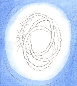 Uma aliança russa: uma aliança tripla é um símbolo da divindade, é simples e bonita, 2001 (w - c no papel)