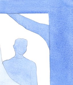 Quando olhamos para Cristo na Cruz, vemos que o verdadeiro significado do amor é entrega e sacrifício, 2000 (w - c no papel) de Elizabeth Wang