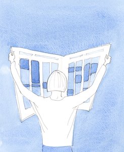 Os editores católicos têm uma grande responsabilidade de ver que a verdade é predominante em suas páginas, e não a falsidade, a heresia ou a distorção, 2003 (w - c no papel) de Elizabeth Wang