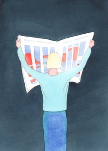 Os editores católicos têm uma grande responsabilidade de ver que a verdade é predominante em suas páginas, e não a falsidade, a heresia ou a distorção, 2003 (w - c no papel) de Elizabeth Wang
