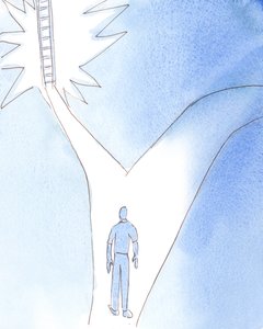 Cristo pode ver em nossos corações. Ele &39;vê&39; nossos pecados e fraquezas, as forças que nos moldam, nossos anseios mais profundos e nossas decisões diárias, 2004 (w - c no papel) de Elizabeth Wang