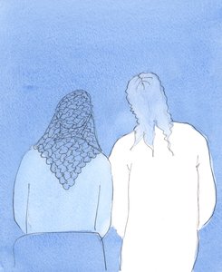 Cristo é um verdadeiro amigo e companheiro para aqueles que acreditam Nele e O amam, 2004 (w - c no papel) de Elizabeth Wang