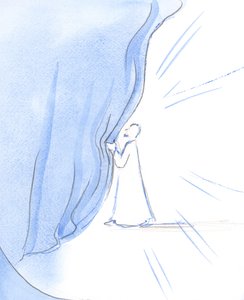Cristo afastou uma cortina e revelou mais das alegrias que farão as delícias daqueles que O amam até o fim de 2002 (w - c no papel) de Elizabeth Wang