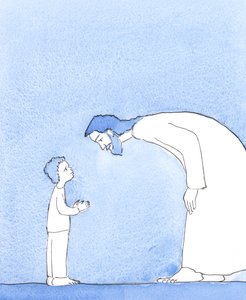 Cristo me mostrou que quando olha para mim quando estou sofrendo, é como se olhasse com amor para uma criança; e Seu único desejo é me ajudar e me dar paz interior, conforto e alegria., 2 de Elizabeth Wang