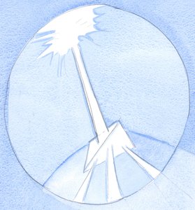 Cristo, a verdade, está brilhando para cada alma, 2002 (w - c no papel) de Elizabeth Wang
