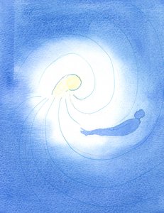 Deus é a nossa origem, o nosso Pai, o nosso Amado, a nossa Pátria, a nossa Luz e alegria, o nosso Deus: habitamos &39;Nele&39;, em segurança, quando estamos em estado de graça, 2002 (c - c no papel) de Elizabeth Wang