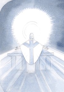 Eu vi Cristo em majestade na missa de 2000 (w - c no papel) de Elizabeth Wang