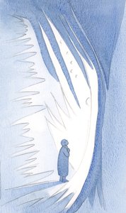 Eu vi que devemos reverenciar não apenas os Santos Anjos, mas todas as almas brilhantes que eles guardam, 2000 (w - c no papel) de Elizabeth Wang