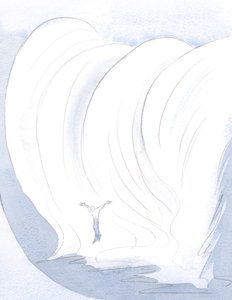 Foi o amor que levou Cristo a descer até nós em carne frágil, nascido de mulher, 2001 (w - c no papel) de Elizabeth Wang