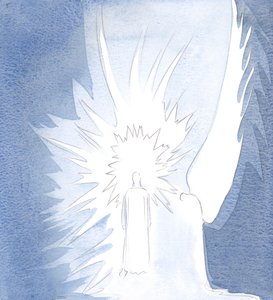 Jesus não se aborrece com nossos devaneios ou distrações, 2000 (w - c no papel) de Elizabeth Wang