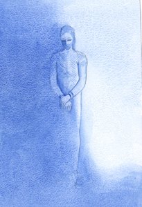 Jesus realmente morreu por nós. Em Seu corpo normal, quente, sólido e real, Jesus foi zombado, espancado, despido e crucificado, por causa de nossos pecados - para nos salvar !, 2001 (w - c no papel) de Elizabeth Wang