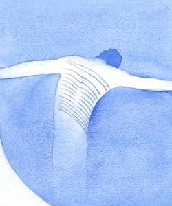 Assim como Cristo suportou o sofrimento como castigo pelos outros, assim é conosco, que podemos ajudar outras almas pela nossa aceitação paciente do sofrimento, 2002 (w - c no papel) de Elizabeth Wang