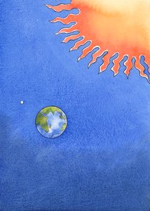 Visto que Deus desceu do Céu à terra, para se humilhar, para nos salvar, não devemos desrespeitar perdendo missa, ou ignorando a sua presença no Santíssimo Sacramento., 2004 (c - c no papel) de Elizabeth Wang