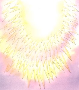A Divindade é tão sagrada, inefável e gloriosa, 2004 (w - c no papel) de Elizabeth Wang