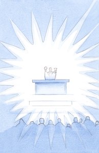 Quanto mais perto estou de Jesus, mais verdadeiramente Seu único sacrifício é feito meu, 2000 (w - c no papel) de Elizabeth Wang