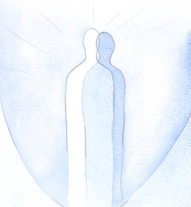Quem ama verdadeiramente a Cristo deve ser verdadeiramente semelhante a Ele: como imagem espelhada de Cristo, para os outros, reproduzindo o cuidado e a preocupação de Cristo., 2001 (w - c no papel) de Elizabeth Wang