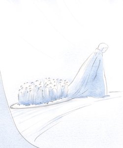 A alma que ama a Cristo atrai outras na sua esteira, no cumprimento da sua missão, no sacerdócio baptismal de todos os que amam e obedecem a Cristo., 2001 (w - c no papel) de Elizabeth Wang