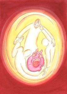 Por estar totalmente unido no amor à Santíssima Trindade, por fazer a Vontade de Deus e amar todos aqueles que Ele ama, 2004 (w - c no papel)