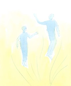 Os verdadeiros amigos em Cristo podem ajudar a aproximar uns aos outros do coração de Deus, 2003 (w - c no papel) de Elizabeth Wang