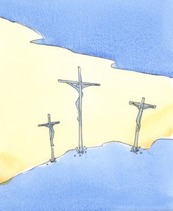 Verdadeiramente, Deus revelou como Ele é &39;como&39;: tão amoroso e humilde que estava disposto a permitir que Suas criaturas zombassem e O matassem, ao invés de abandonar Sua missão de nos salvar do pecado, 2004 (w - c no papel) de Elizabeth Wang