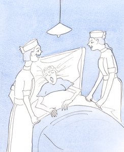 Indivíduos únicos, por mais fracos que sejam, nunca devem ser tratados como um incômodo ou meros objetos de pena, 2004 (w - c no papel) de Elizabeth Wang