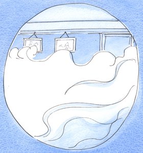 Quando uma alma está quase &39;cheia&39; da graça de Deus (como uma sala inundada), tudo e todos na vida dessa pessoa são, portanto, &39;tocados&39; por Deus, assim como por aquela pessoa que abriu a &39;porta&39;, 2003 (c - co de Elizabeth Wang