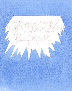 Quando rezamos em nome de Jesus ao nosso Pai Celestial, é como se a "porta" do Céu se abrisse, 2004 (aguarela sobre papel) de Elizabeth Wang