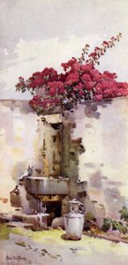 Um bebedouro (cor litho) de Ella Du Cane