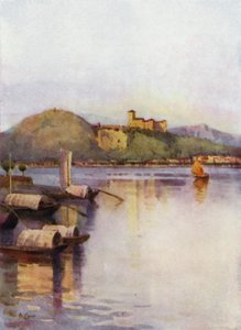 Angera, Lago Maggiore (lito colorido) de Ella Du Cane