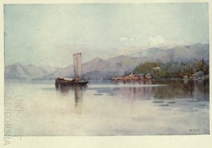 Bellagio, Lago di Como, Ilustração de 