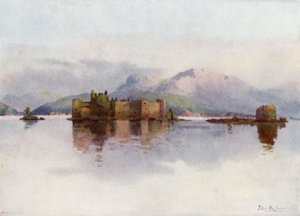 Cannero, Lago Maggiore (lito a cores) de Ella Du Cane