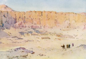 Der-el-Bahri (cor litho) de Ella Du Cane