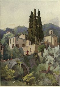 La Madonna della Pace, Lago di Como, Ilustração de 