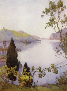 Lago Iseo (cor litho) de Ella Du Cane