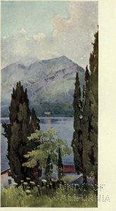 Monte Crocione, Lago di Como, Ilustração de 
