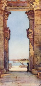 O Grande Templo, Kom Ombo (fotos coloridas) de Ella Du Cane