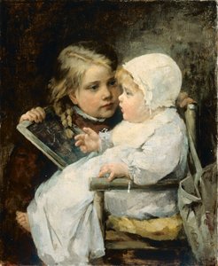 O jovem artista, 1885 de Ellen Kendall Baker