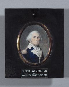 George Washington, provavelmente 1803 (aquarela em marfim)