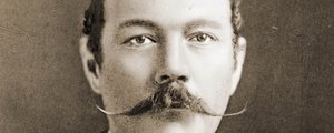 Retrato de Sir Arthur Conan Doyle de Elliott and Fry Photography Studio
