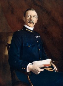 Tenente General Sir Colvile, Comandante da 9ª Divisão, Força de Campo da África do Sul, 1902. de Elliott and Fry