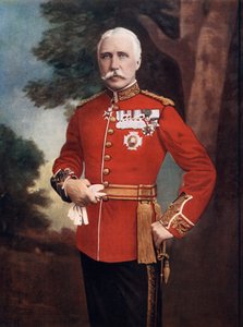 Major-general Sir Bindon Blood, soldado britânico, 1902.