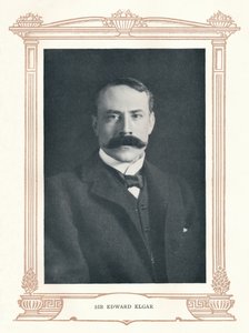 Sir Edward Elgar, 1895. de Elliott and Fry