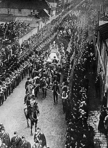 A morte da rainha Victoria, 1901 1937 de Elliott and Fry